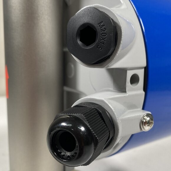 DN25 caudalímetro rotámetro de acero inoxidable KLZZ PN16 (líquido Mezcla de alcohol C2H5OH 96%), 250-2500 l/h, 4-20mA, Ex DN25 caudalímetro rotámetro de acero inoxidable KLZZ PN16 (líquido Mezcla de alcohol C2H5OH 96%), 250-2500 l/h, 4-20mA, Ex