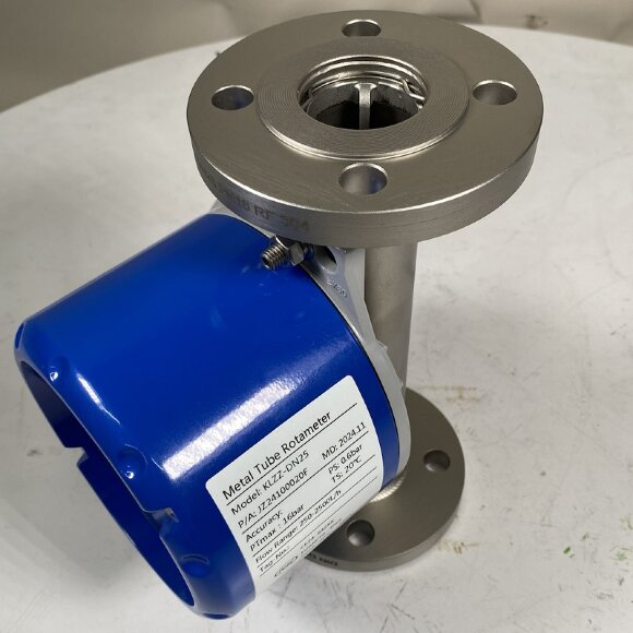 DN25 caudalímetro rotámetro de acero inoxidable KLZZ PN16 (líquido Mezcla de alcohol C2H5OH 96%), 250-2500 l/h, 4-20mA, Ex DN25 caudalímetro rotámetro de acero inoxidable KLZZ PN16 (líquido Mezcla de alcohol C2H5OH 96%), 250-2500 l/h, 4-20mA, Ex