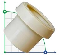Coupling For 90mm PVC Pipe - Ø90 Female ( Cream )