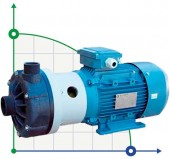 Горизонтальный центробежный насос МВ 140 PVDF, LIP SEAL, VITON Горизонтальный центробежный насос МВ 140 PVDF, LIP SEAL, VITON