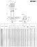Bomba multietapa EVXE 1/9, 0,55 kW, 2,4 m3/h, 53,5 m, 220 V/M, AISI 304 (EBARA EVM)