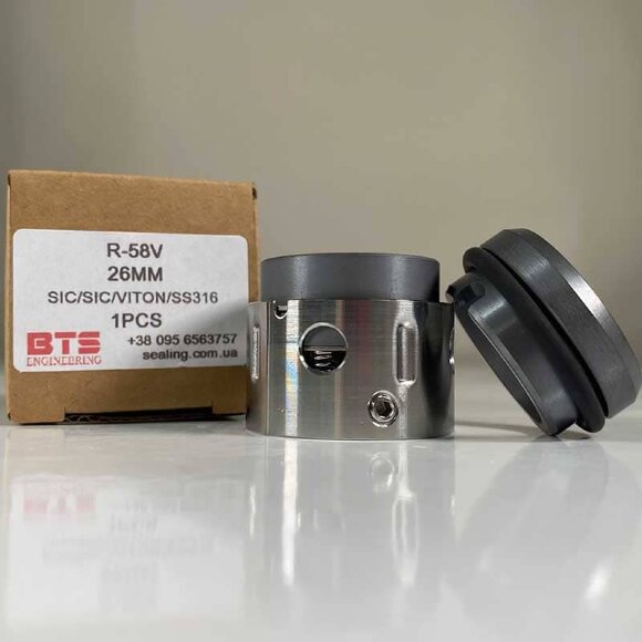 Sello mecánico de bomba R-58V 45, CAR/SIC, EPDM, 304, A0 Sello mecánico de bomba R-58V 45, CAR/SIC, EPDM, 304, A0
