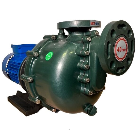 Химический насос перекачки фосфорной кислоты QHB-40032 GFRPP, 520L/min, 19m, 380V, ABLE Motor, центробежный самовсасывающий Химический насос перекачки фосфорной кислоты QHB-40032 GFRPP, 520L/min, 19m, 380V, ABLE Motor, центробежный самовсасывающий