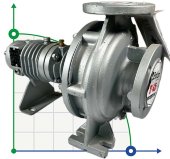 Высокотемпературный насос BTKF-K 40-200 (3000) без двигателя