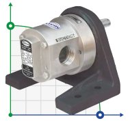 Zahnradpumpe JKSS 250 2 1/2  Zoll, 18 m3/h, AISI 316 für zähflüssige Flüssigkeiten