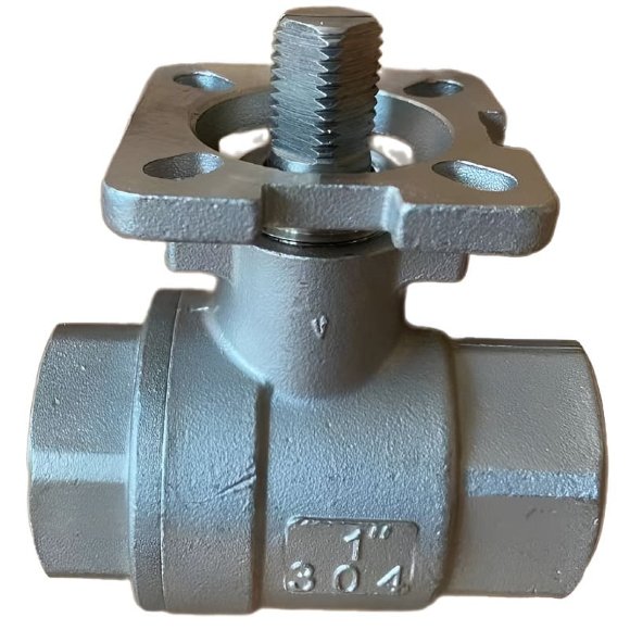 PN16 DN15 Threaded ball valve AISI 304, PTFE seat with double-acting pneumatic actuator, pneumatic distribution 5/2, 24 V coil, LS10 limit switch box PN16 DN15 Threaded ball valve AISI 304, PTFE seat with double-acting pneumatic actuator, pneumatic distribution 5/2, 24 V coil, LS10 limit switch box