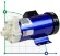 Chemical pump with magnetic coupling FLUIMAC MINI COMPASS MC 40 PP, 65 W, 220 V