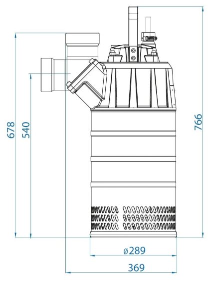 Дренажный насос Dreno Kappa K560.2.100 C с переключателем Дренажный насос Dreno Kappa K560.2.100 C с переключателем