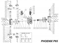 Schraubengehäuse, AISI, PHOENIX P65, P100, P101 Schraubengehäuse, AISI, PHOENIX P65, P100, P101