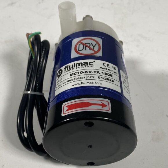 Pompa hermetyczna ze sprzęgłem magnetycznym FLUIMAC MINI COMPASS MC 10 PVDF, 6 W, 220 V Pompa hermetyczna ze sprzęgłem magnetycznym FLUIMAC MINI COMPASS MC 10 PVDF, 6 W, 220 V