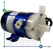 Bomba hermética con acoplamiento magnético FLUIMAC MINI COMPASS MC 10 PVDF, 6 W, 220 V Bomba hermética con acoplamiento magnético FLUIMAC MINI COMPASS MC 10 PVDF, 6 W, 220 V