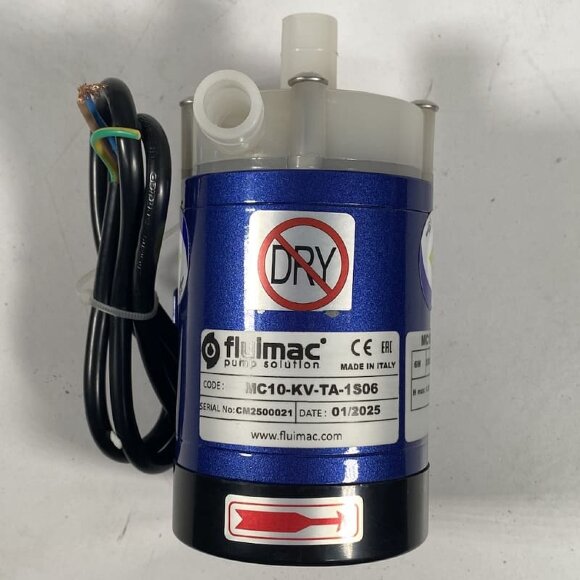 Pompa hermetyczna ze sprzęgłem magnetycznym FLUIMAC MINI COMPASS MC 10 PVDF, 6 W, 220 V Pompa hermetyczna ze sprzęgłem magnetycznym FLUIMAC MINI COMPASS MC 10 PVDF, 6 W, 220 V