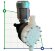 AQUA MSN dosing driven motor diaphragm pump, PVDF, 80 l/h, 8 bar, 0.37 kW, 380V