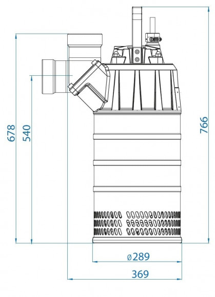 Entwässerungspumpen Dreno Kappa K660.2.80 SH mit Schalter