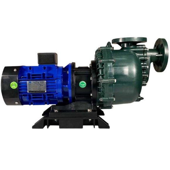 Насос перекачки серной кислоты QHB-G-50052EAL-SSH5V38AGABS GFRPP, 642L/min, 25,6m, 380V, центробежный самовсасывающий