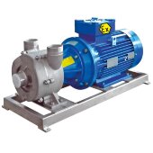 Flüssigkeitsringpumpe zum Fördern von Essig LIVERANI GR ADPE NAUTIC 80 Inox, 900 l/min, TF 15 kW, 1400 U/min, 380 V, Ex, AISI 316 Flüssigkeitsringpumpe zum Fördern von Essig LIVERANI GR ADPE NAUTIC 80 Inox, 900 l/min, TF 15 kW, 1400 U/min, 380 V, Ex, AISI 316