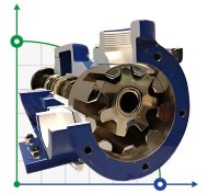 Bomba de engranajes para melaza, chocolate EMSE EDP-I 1 pulgada, 1,75-3,2 m3/h con engranaje interno, sin motor Bomba de engranajes para melaza, chocolate EMSE EDP-I 1 pulgada, 1,75-3,2 m3/h con engranaje interno, sin motor