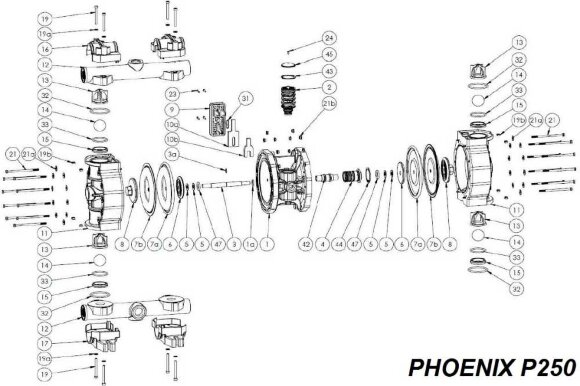 Schraubengitter Schalldämpfer, AISI, PHOENIX P65, P100, P101, P160, P250 Schraubengitter Schalldämpfer, AISI, PHOENIX P65, P100, P101, P160, P250