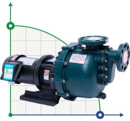 Насос химический QHB-75052 GFRPP, 1000L/min, 22m, 380V, ABLE Motor, центробежный самовсасывающий Насос химический QHB-75052 GFRPP, 1000L/min, 22m, 380V, ABLE Motor, центробежный самовсасывающий