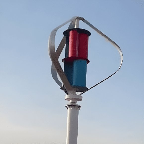Turbina wiatrowa typu Q RX-QV1000 1 kW pionowa