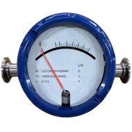 DN25 Flow meter (rotameter) stainless steel AISI 316L KLZZ/PN10 (Water for Injection), 500-5000 l/h Clamp, 85-99°C, 4-20mA+485 Mbps DN25 Flow meter (rotameter) stainless steel AISI 316L KLZZ/PN10 (Water for Injection), 500-5000 l/h Clamp, 85-99°C, 4-20mA+485 Mbps