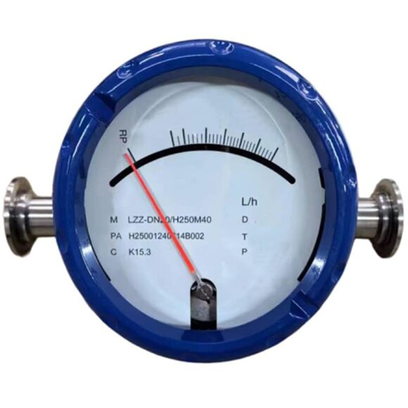 DN25 Flow meter (rotameter) stainless steel AISI 316L KLZZ/PN10 (Water for Injection), 500-5000 l/h Clamp, 85-99°C, 4-20mA+485 Mbps DN25 Flow meter (rotameter) stainless steel AISI 316L KLZZ/PN10 (Water for Injection), 500-5000 l/h Clamp, 85-99°C, 4-20mA+485 Mbps