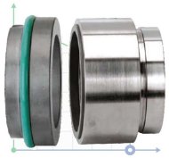 Uszczelnienie pompy R-HJ92N 18, SIC/SIC, VITON, 316, G16 Uszczelnienie pompy R-HJ92N 18, SIC/SIC, VITON, 316, G16