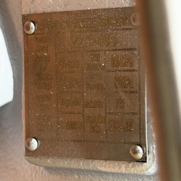 Редукційний клапан DN65, корпус WCB, тиск вхід 5 bar вихід 3 bar, пара, 1000 кг/год