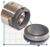 Торцеве ущільнення валу R-H75 43, CAR/SIC, EPDM, 304, G9 Торцеве ущільнення валу R-H75 43, CAR/SIC, EPDM, 304, G9