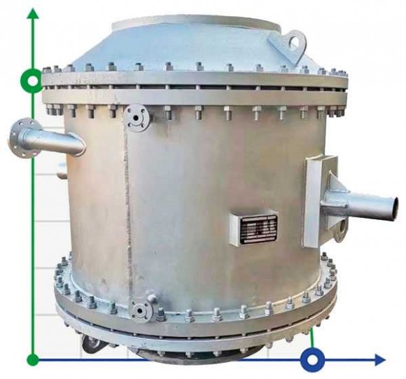 Разборный спиральный теплообменник SHE-120S/D