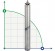 Submersible borehole pump M45-351-6, 380V