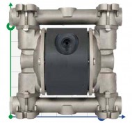 Пневматичний мембранний насос MICROBOXER AISI 316 IMICRA-MTAAV Пневматичний мембранний насос MICROBOXER AISI 316 IMICRA-MTAAV