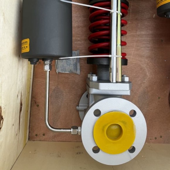 Редукційний клапан DN50, корпус WCB, тиск вхід 5 bar вихід 3 bar, пара, 600 кг/год