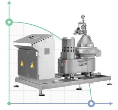 Wirówka MAXCLEAN 15 T do produktów mlecznych