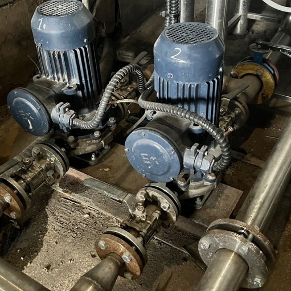 IHG BGLHB 65-200 (25/50), 7,5kW, 2880, Ex - bomba vertical de acero inoxidable IHG BGLHB 65-200 (25/50), 7,5kW, 2880, Ex - bomba vertical de acero inoxidable