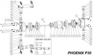 Colector superior, AISI 316, PHOENIX P30 Colector superior, AISI 316, PHOENIX P30