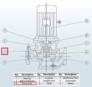 Корпус BGL 200-500(I)B (346/60), 90kW, 1480, чавун