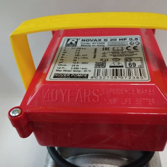 Насос масла, олії, емульсій NOVAX G 20 HP 0.8 шестеренчатий Насос масла, олії, емульсій NOVAX G 20 HP 0.8 шестеренчатий