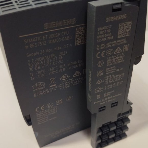 6ES7512-1DM03-0AB0, SIMATIC DP, CPU 1512SP-1 PN для ET 200SP, procesamiento centralizado 6ES7512-1DM03-0AB0, SIMATIC DP, CPU 1512SP-1 PN для ET 200SP, procesamiento centralizado