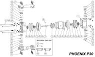 Abrazadera colector superior, AISI 316, PHOENIX P30 Abrazadera colector superior, AISI 316, PHOENIX P30