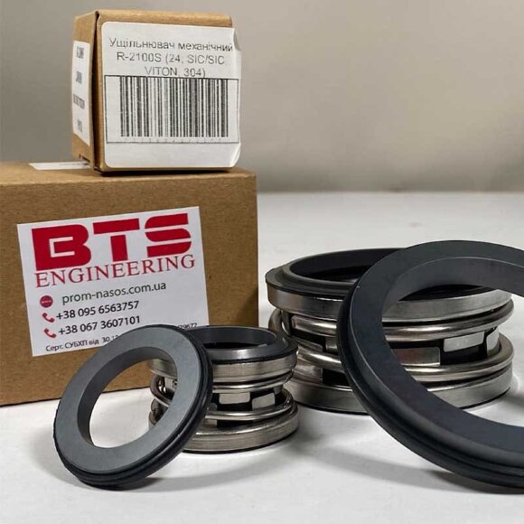 Gleitringdichtung R-2100S 58, SIC/SIC, VITON, 304 Gleitringdichtung R-2100S 58, SIC/SIC, VITON, 304