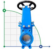 DN150 PN10 Bidirectional knife gate valve, cast iron body, AISI 304 knife, AISI 420 stem, NBR seal DN150 PN10 Bidirectional knife gate valve, cast iron body, AISI 304 knife, AISI 420 stem, NBR seal
