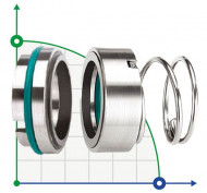 Mechanical seal R-120 35, SIC/SIC, VITON, 304, T5A Mechanical seal R-120 35, SIC/SIC, VITON, 304, T5A