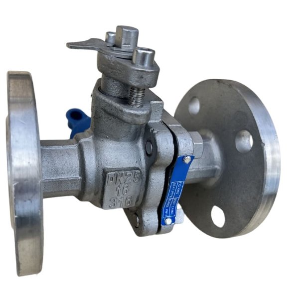 PN16 DN25 Stainless steel ball valve AISI 316, seat PTFE PN16 DN25 Stainless steel ball valve AISI 316, seat PTFE