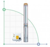 Bomba centrífuga de pozo 380V 3.0kW H 188(124)m Q 140(100)l/min Ø102mm AQUATICA (DONGYIN) (777