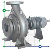 Pompe à huile thermique EMSE EKY 100-160, 45 kW, 2900, sans moteur