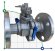PN16 DN20 Kugelhahn aus Edelstahl AISI 316, Seat PTFE