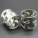 Wypełnienia metalowe Pierścienie Palla AISI 304, 25x25x0.5 mm, Metal Pall Ring