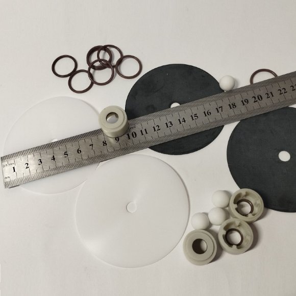 Reparatursatz für ALPHADYNAMIC RUBY Membranpumpe 010P-P-NTPT-F, Ersatzteilcode KIT kit: RM010-0003-F Reparatursatz für ALPHADYNAMIC RUBY Membranpumpe 010P-P-NTPT-F, Ersatzteilcode KIT kit: RM010-0003-F