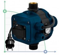 Контроллер давл электр 1.1кВт Ø1 дюйм + розетка Katran(779756)